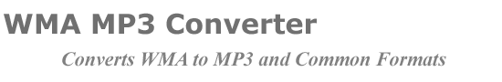 WMA MP3 Converter